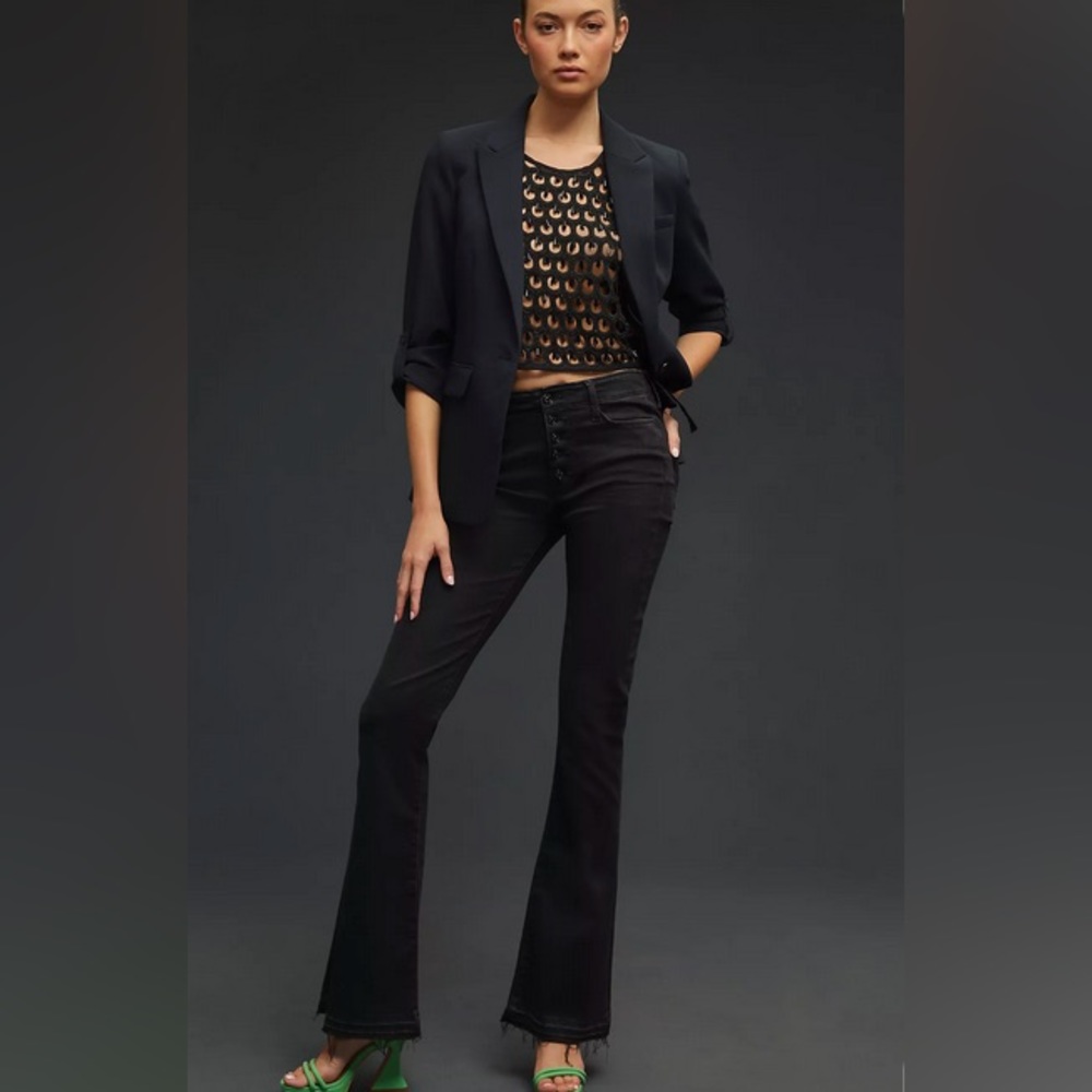 Paige Lou Lou High-Rise Flare Jeans- NWT